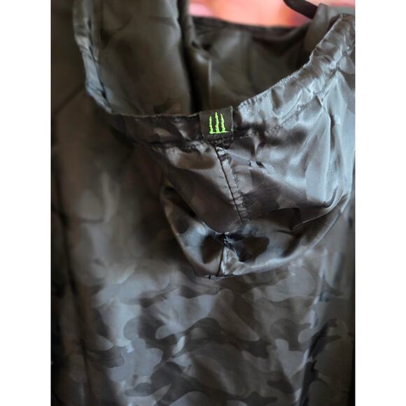 Monster Energy Drink Windbreaker Camouflage Jacket 2XL - Picture 6 of 7